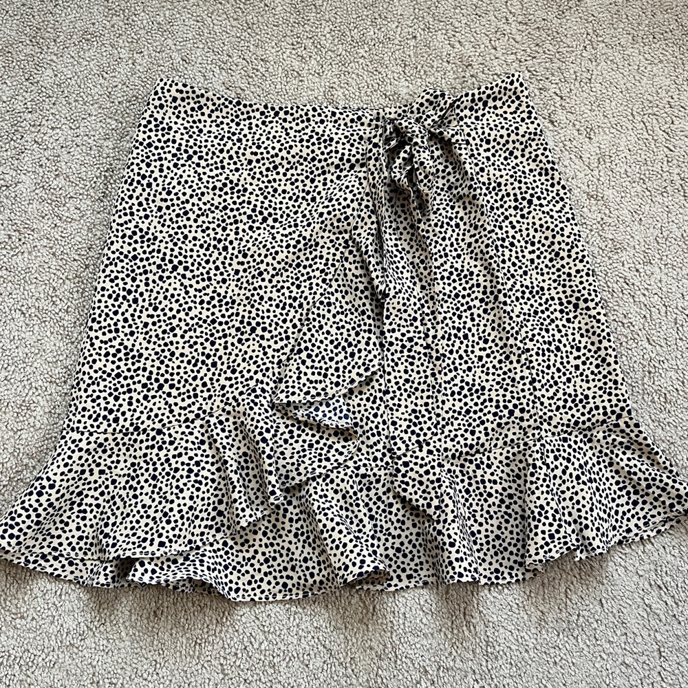Polka Dot Ruffle Skirt
